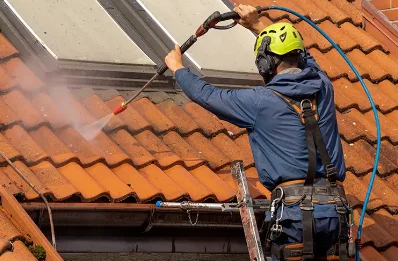 Démoussage et hydrofuge de toiture à Charmentray
